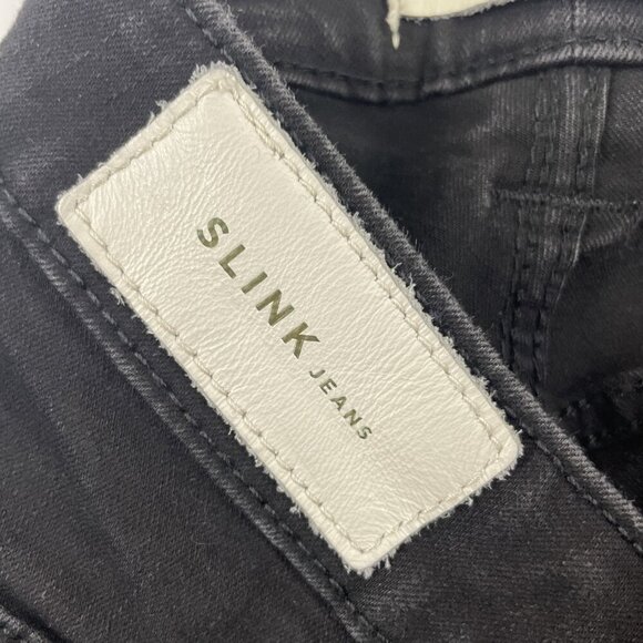 Slink Jeans Curvy Women's 16 Black Cotton Blend Stretch Casual Tapered Leg - Picture 9 of 9